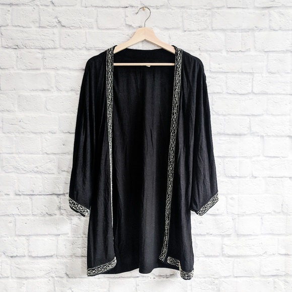 Anthropologie Sweaters - Anthropologie Leifnotes Twirled Trim Cardigan